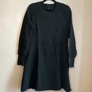 Hunter Grey Long Sleeve Sweater Dress | Club Monaco